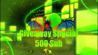 GIVEAWAY SPECIAL 500 SUB || Makoura, Ovicirus, Leg color and eyes bat