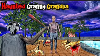 Granny and Grandpa attack in Indian Bikes Driving 3d | Haunted story