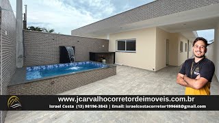 **R$429MIL** SUA CASA COM 03 DORITÓRIOS, PISCINA E CHURRASQUEIRA LADO PRAIA EM ITANHAÉM!