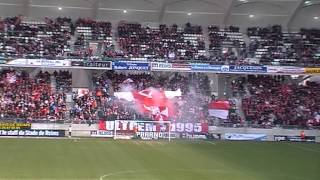 Stade de Reims-Lyon, 07/04/2013, entrée des joueurs