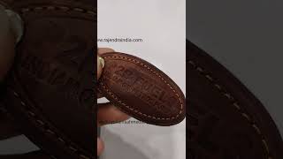 GENUINE ORIGNAL LEATHER KEYCHAINS 3 EMBOSSED #shorts