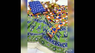 Handloom Cotton Ikkat top with Kalamkari dupatta n Bottom@stunningwear7951