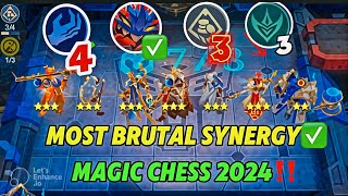 MOST BRUTAL SYNERGY IN MAGIC CHESS 2024 HISTORY😱🔥 | BEST COMBO OF THARZ SKILL 3 FOR AUTO WIN‼️✅💯