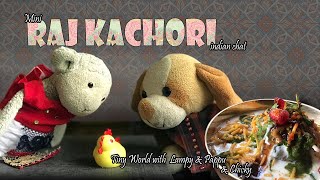 Mini Raj Kachori | Indian Chat - Street Food | ASMR Miniature Cooking