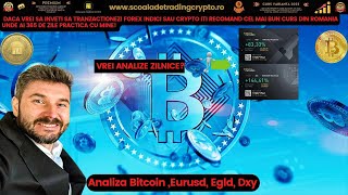 Analiză Bitcoin Eurusd Egld Dxy!