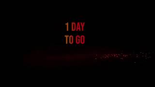 Countdown Starts only 1 Day to Go