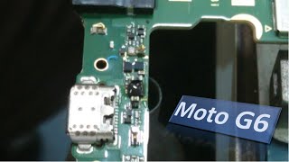 Motorola G6 Charging problem [ Charger not detecting ] Fix 100% Solved