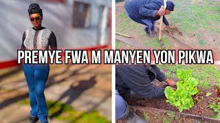 VLOG YON JOUNEN NAN JADEN LAKAY MWEN | MAP PLANTE MANJE POU FANMI MWEN | LOPY VLE MANJE POUL YO