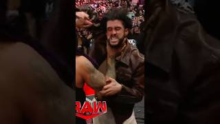 Bad Bunny gets slammed onto the table! #wwe #shorts #musica #music #raw