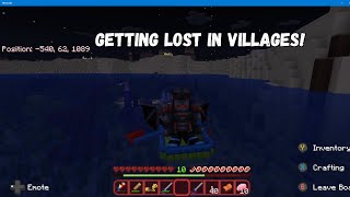 Getting lost in villages!! Minecraft part 3