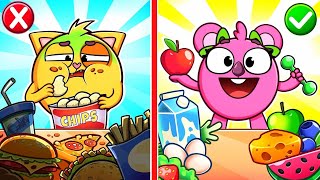 Epic Healthy Food vs Junk Food Song 🍔🥗 | Which Will Win? by Baby Zoo | Chaka Kids Tunes