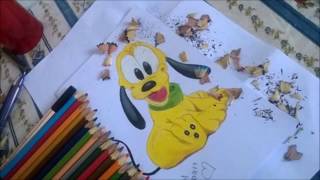 desenhando Pluto baby