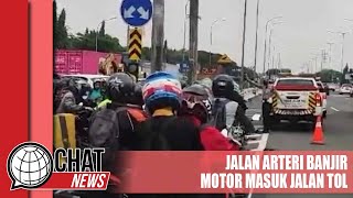 Jalur Arteri Banjir, Polisi Kawal Motor Masuk Tol - Chatnews 31 Januari 2024