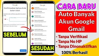 Cara Buat Banyak Akun Gmail Tanpa Verifikasi Nomor Telepon