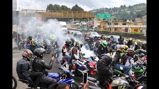 MOTOCICLISTAS REALIZAN RODADA MASIVA HACIA 3 MARÍAS, EN MEMORIA DE LAS VÍCTIMAS DEL FIN DE SEMANA