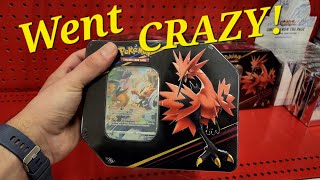 This NEW Zapdos Tin Went CRAZY!!! (Pokemon Opening)