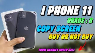 iPhone 11 buy in Copy screen from cashify super sale app Grade B #unboxingarmy