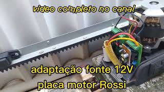 adaptação de fonte 12V (vídeo completo no canal)👇