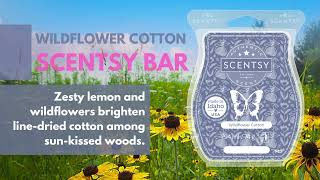 Wildflower Cotton Scentsy Bar Fragrance Description