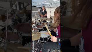 Disco style drum groove🕺 #drums #drumming #drummer #drumgroove #drumcam #drumcover #drum #drumlife