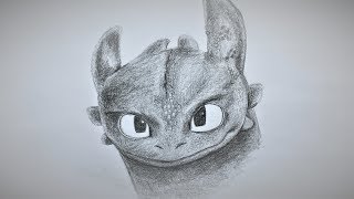 Drawing - Toothless | How to Train Your Dragon