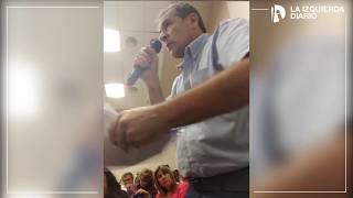 Juan Luis Veliz en la asamblea de delegados de ATEP