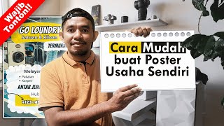 CARA MUDAH BUAT POSTER USAHA RUMAHAN PAKAI CANVA