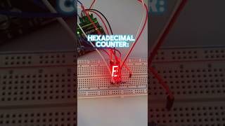 Arduino Hexadecimal Counter 💯 #foryou #popular #technology #youtubeshorts #funny #school #arduino