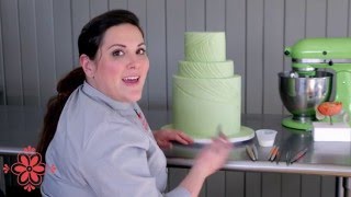 Ruching Tutorial (Making your Cake Look Like Gathered Fabric)