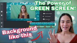 HOW TO ADD BACKGROUND TO YOUR VIDEO USING GREEN SCREEN!