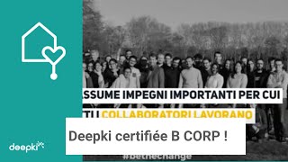 Deepki certifiée B CORP !