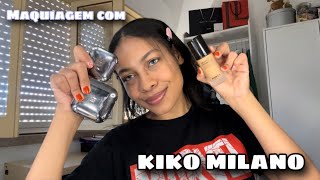 MAQUIAGEM COM PRODUTOS DA KIKO MILANO 💜✨