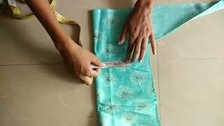 Baby frock cutting and stitching