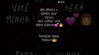 hoje é seu dia princesa❤️