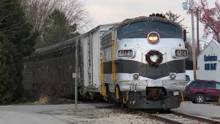 (4K) Nickel Plate Express "Reindeer Ride," 11/28/21