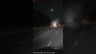 Super #meteorito  brillante en la costa Este de los estados unidos #viralvideo