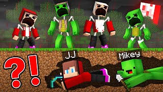 JJ and Mikey Escape From SCARY FAMILY EXE in Minecraft - Maizen