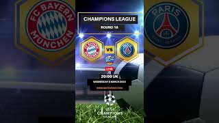 BIG MATCH: FC Bayern vs PSG #championsleague