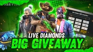 FREE FIRE LIVE DIAMONDS GIVEAWAY | FREE FIRE GIVEAWAY CUSTOM ROOM | FREE FIRE LIVE  - B4STAR