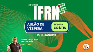 Concurso IFRN: Português - Aulão de Véspera