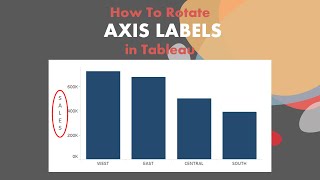 How To Rotate Axis Labels in Tableau