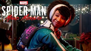 4K PS5 Spider-Man Miles Morales Gameplay | Harlem party [High contrast]