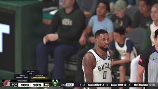 NBA2K25 - My Career - 1st Season Bucks