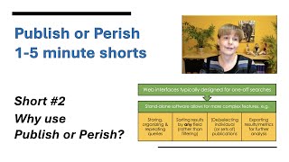 PoP 2 -  Why use Publish or Perish?