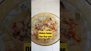 #shorts // Olahan tempe dan ikan asin // masakan simple #youtubeshorts