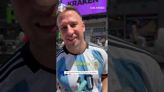 "Donde vaya Messi ahí voy" Los argentinos copan New York y hasta un mexicano hincha por la selección