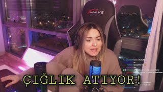 Elanur | EVİN İÇİNDE ÇIĞLIK ATIYOR :d