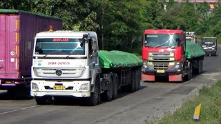 Truk Eropa & Jepang di Tanjakan Punggur