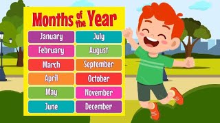 Months names | 12 months names | kids poem | preschool learning | little learners