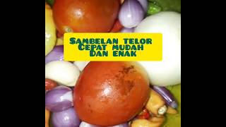 RESEP SAMBAL GORENG TELUR (Balado) Enak Mudah dan gampang membuatnya